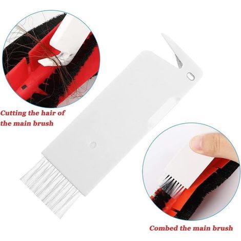 Accessoires de rechange pour aspirateur robot roborock S5 Max/S6 Max/S6 Pure/S6 MaxV/S50/S51/S55/S60/S65/S5/S6, kit d'accessoires contient 1 brosse de tête, 2 filtres HEPA, 3 brosses latérales, 1 (1/5)
