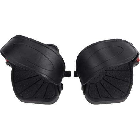 Pédales de Vélo d'appartement à Sangle Réglable, Pédales de Vélo Stationnaires en PVC PP, Surface Texturée Antidérapante, compatibilité Universelle pour Le Cyclisme en Salle, Les (1/5)