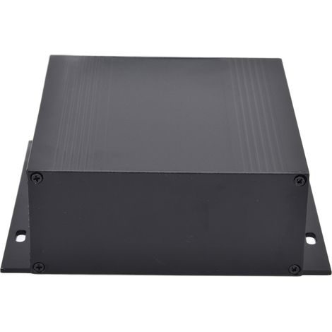 Boîtier de jonction étanche IP67 en alliage d'aluminium noir mat 47x133x120mm (1/5)