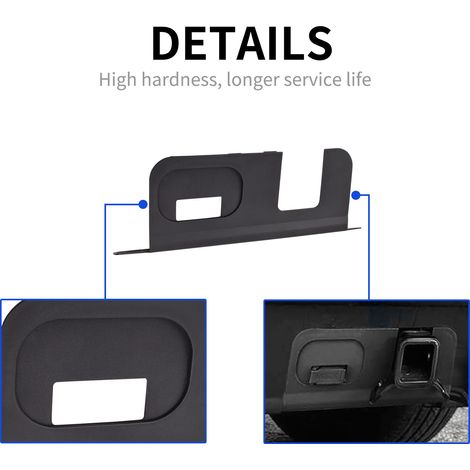 Rear bumper cover for 2022-2025 Ford Maverick with accessory hooks. (1/4)