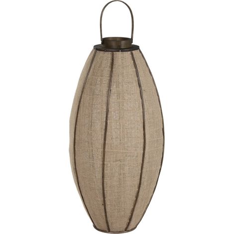 Portavela Yute Bambu 40X40X80 Natural (1/3)
