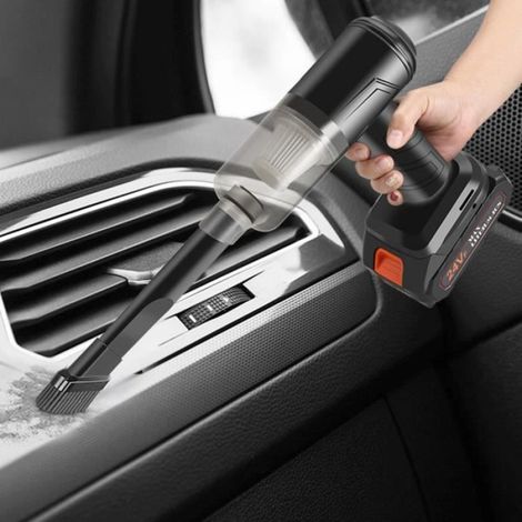 300W-Aspirateur professionnel-12000 Pa-aspirateur voiture puissant Portabl-Aspirateur à Main sans Fil-EU (1/4)