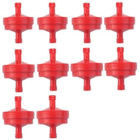 10 PCS Filtre à Carburant pour Tondeuse à Gazon Filtre Essence Tondeuse à Gazon Filtre Essence Tondeuse à Gazon Filtre à Carburant pour Briggs & Stratton 298090 298090S 1/4 "Ligne de Carburant (1/5)