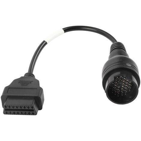 obd2 iveco,Obd2 Iveco,Adattatore Obd Iveco,Cavo da 38 pin a 16 pin,Cavo adattatore Obd2,Cavo diagnostico con connettore adattatore Obd2 da 38 pin a 16 pin per camion Iveco (1/4)