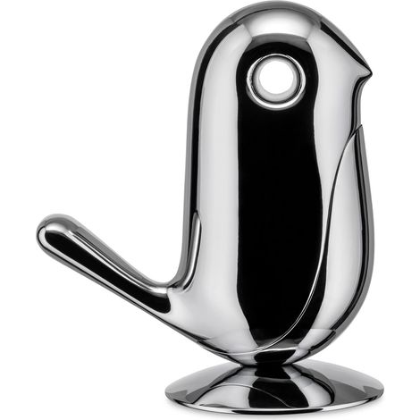 Alessi - RT01 - Chip Portafermagli Magnetico in Zama Cromato, Taglia Unica (1/5)