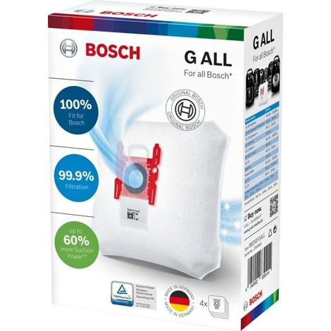 Boite de 4 sacs type G d'origine  200X155 mm