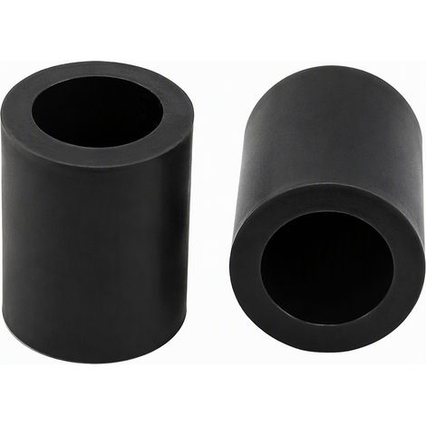 Capuchon de protection en silicone souple noir, capuchon de tube diamètre intérieur 12,7 mm souple résistant à la chaleur pour tige et tube fin