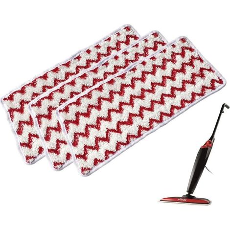 Remplacement 5pcs tampons de vadrouille à vapeur en microfibre réutilisables pour vadrouille à vapeur Vileda Steam XXL (1/5)