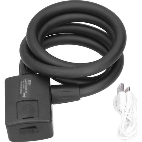 Candado eléctrico para bicicleta de 3,7 V con Bluetooth y lector de huellas dactilares, resistente al agua y al polvo, para ciclismo.