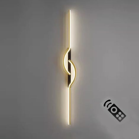 Lampe de chevet LED avec télécommande intensité variable en continu convient pour salon bar applique murale chambre 60 cm (1/4)