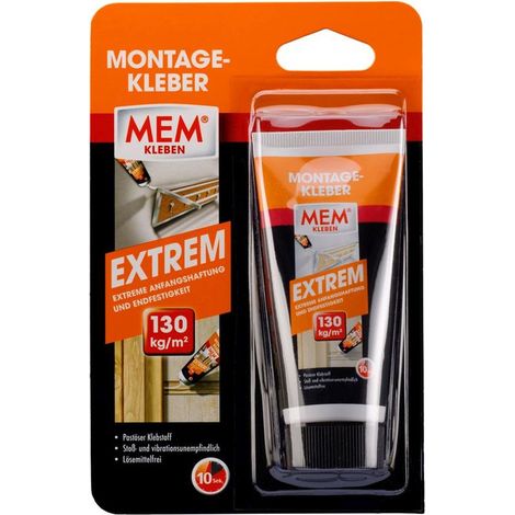 MEM Montage-Kleber Extrem 70 g Montagekleber (1/3)