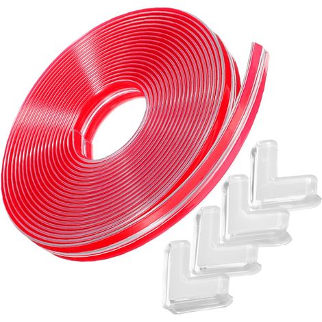 Protège-coins pour meubles, PVC, transparent, pour armoires (1/5)