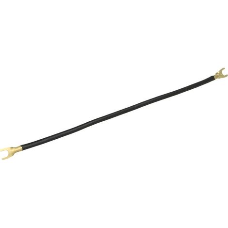 Werit Câble de pontage diamètre 6 mm² chaque côté avec cosse à fourche