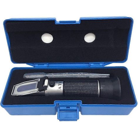 Réfractomètre Brix avec ATC, double échelle – densité et Brix, hydromètre pour la vinification et le brassage, kit de brassage amateur (1/5)