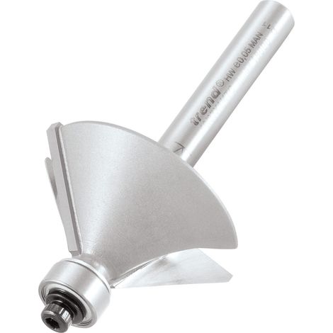 Trend 46/37x1/4" TCT Bearing-Guided 45-Degree Chamfer Router Bit with 12.7mm Cutting Diameter (1/5)