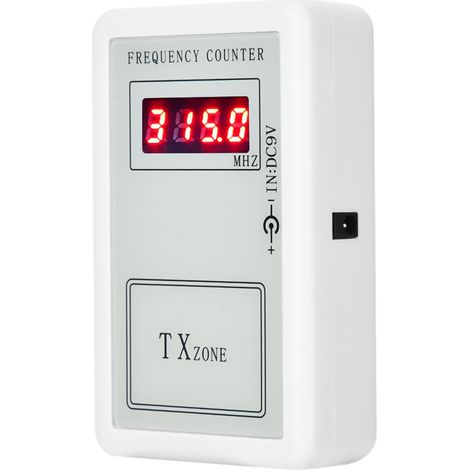 Fréquencemètre numérique portable 250-450 MHz avec télécommande sans fil et outils de test