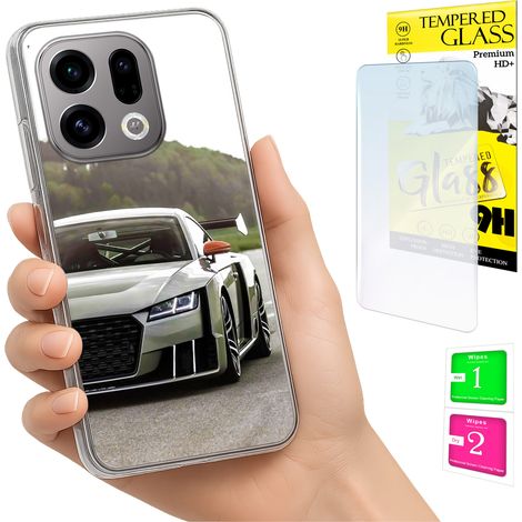 Schutzhülle für Oppo Find X9: Foto-Cover, Rückseite + 9H-Glas (1/5)