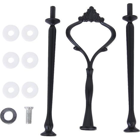 3 niveaux couronne-motif gâteau Cupcake plaque support présentoir poignée raccords (1/5)