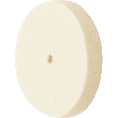 PFERD TOOLS mittelharte Filzscheibe FKSC Ø 30x5 mm Bohrung Ø 2 mm für universelle Polierarbeiten 10 Stk (1/4)
