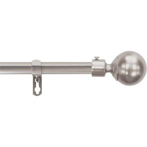 Kit Tringle Déco Extensible "Sphera" 120-210cm Chromé