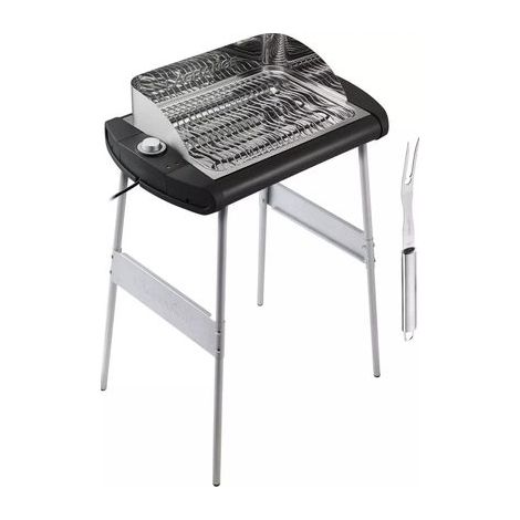 Lagrange 319005 Barbecue elettrico Pavillon nero inox