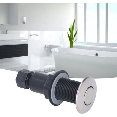 Interruptor neumático de repuesto fabricado en acero inoxidable para trituradores de residuos, calentadores de agua eléctricos y bañeras de hidromasaje. (1/5)