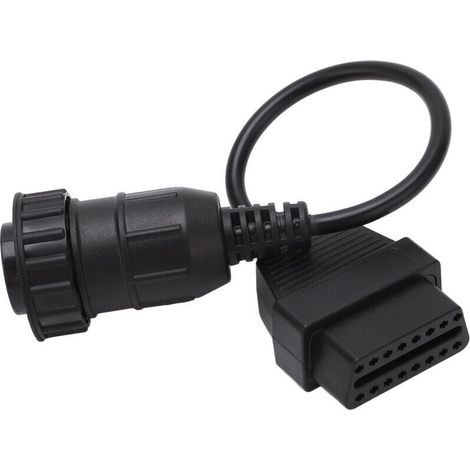 Câble de connecteur OBD2 14 broches vers 16 broches outil de Diagnostic adaptateur de Scanner de remplacement pour mercedes-benz 2 pièces (1/4)