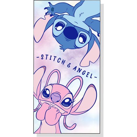 Toalla Angel & Stitch Disney microfibra