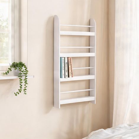 Bibliothèque bianco en pino MDF 59 x 12 x 113 cm (1/5)