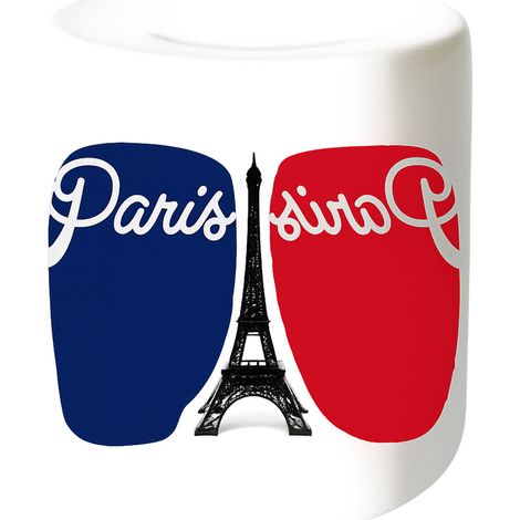 Tirelire ronde France par Cbkreation