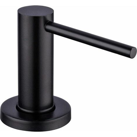 500 ml Seifenspender, schwarze Seifenpumpe für Küchenspülen (1/4)
