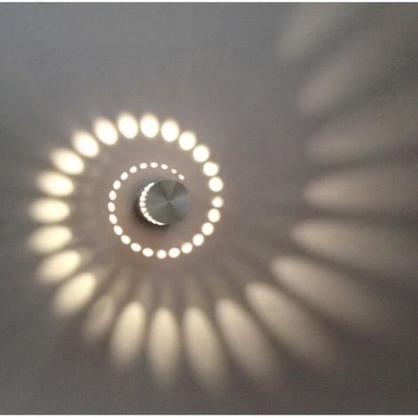 Applique Murale LED 3W Aluminium Moderne Décorative pour Chambre Hôtel Restaurant (1/4)