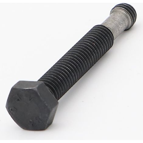 Vis métaux Tête hexagonale TH M8X55 Classe 8.8 à Gorge Acier zingué noir - 1 pièce (1/4)