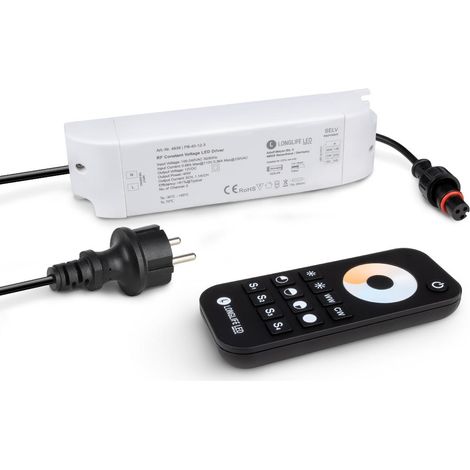 CCT LED Netzteil BTOS 12V 40W 3-Polig mit SETLINK-Stecksystem inkl. Fernbedienung