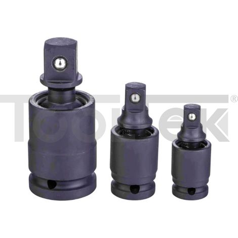 CHIAVE A BUSSOLA 3pz INSERTO SNODO CARDANICO BUSSOLE 1/2"-1/4"-3/8"
