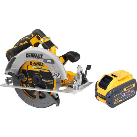 DeWalt DCS 573 N Sierra circular sin cable 18 V 190 x 30 mm sin escobillas + 1x batería 12,0 Ah - sin cargador (1/5)