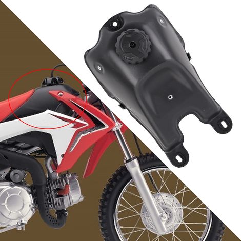 Ersatzteile für das Offroad-Motorrad CRF110 2013-14: Kraftstofftank in Originalgröße mit Kanisterverschluss. (1/5)