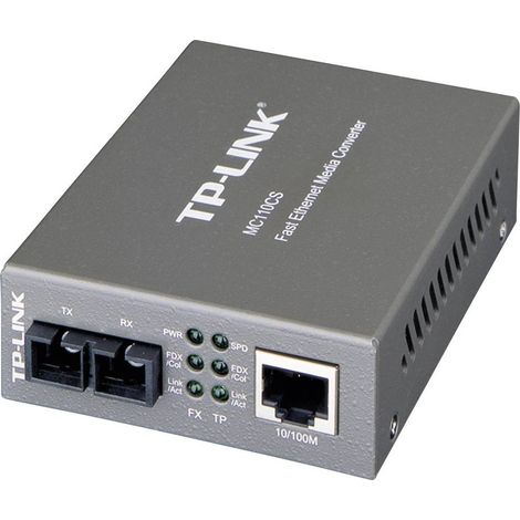 TP-LINK MC110CS - Convertisseur RJ45 fast ethernet vers fibre optique SC single-mode (1/2)