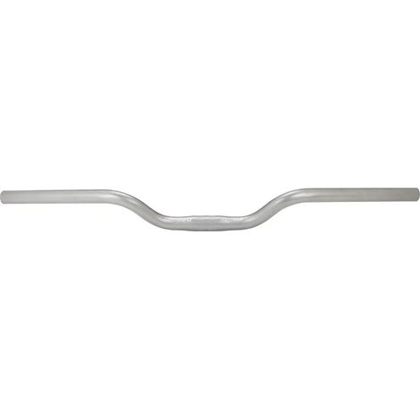 Guidon Ergotec 16776021 M-Bar M en acier, Ø 25,4 mm, 700 mm, aspect aluminium, 16°, argent (1/4)