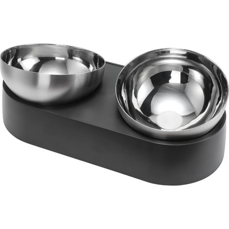 Filiyano-Gamelle surélevée en acier inoxydable pour chats et petits chiens, inclinable, antidérapante et anti-déversement (1/5)