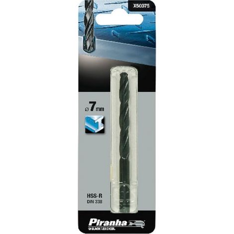 BLACK&DECKER - PUNTE PER METALLO HSS 7MM
