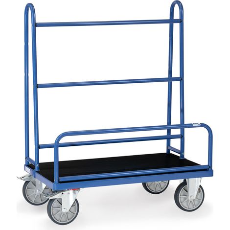 Fetra Plattenwagen mit festen Rohrbügeln 1070x335 mm Ladefläche mit Riefengummi (1/2)