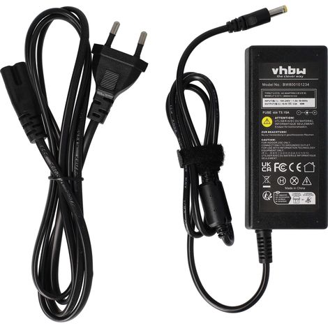 vhbw Netzteil kompatibel mit HP Compaq Tablet PC TC1000, TC1100, TC4200, TC4400 Notebook - 200 cm, 65 W (1/5)