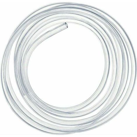 Manguera flexible de PVC transparente de 2 metros, manguera de presión de 16 × 20 mm.