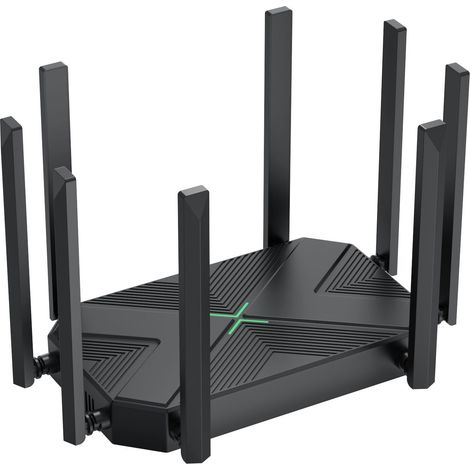 JSSEVN-Répéteur WiFi Puissant,5GHz et 2.4GHz Dual Band WiFi Booster 1200Mbps Amplificateur WiFi, avec 2 Ports LAN Gigabit,Couvrant de 12 000 m² (1/5)
