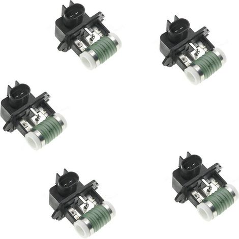 Adecuado para cinco resistencias de motor de ventilador de radiador 25385-1M000, aplicable a los modelos Accent, Veloster, Forte y Rio de 2009 a 2016, número de modelo 253851M000.