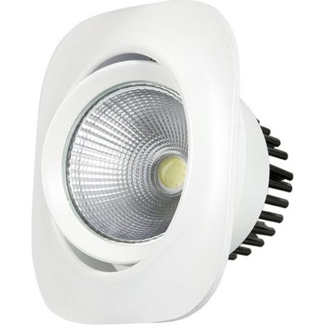 Empotrable LED COB “Everest” (6W 4000K 500lm) IP20 9,3x5,4cm fabricado en aluminio color blanco