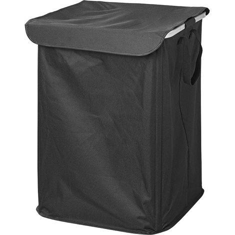 Cesta de ropa plegable XL Negra