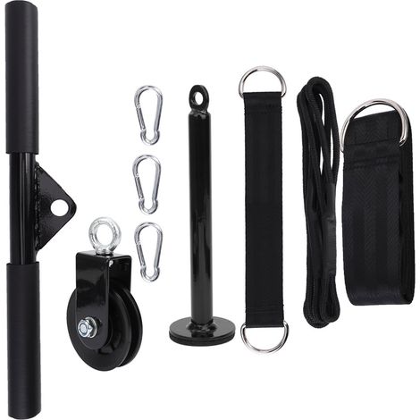 Ensemble de 9 Pièces pour Entraînement DIY : Poids, Poulie et Accessoires Fitness (1/5)