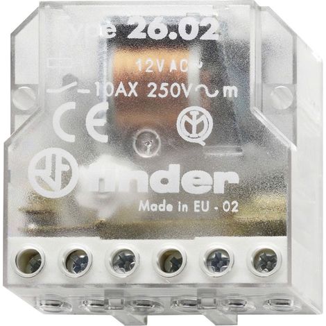 Automatischer elektromechanischer Impulsrelaisschalter 2 NO Finder 26.04
